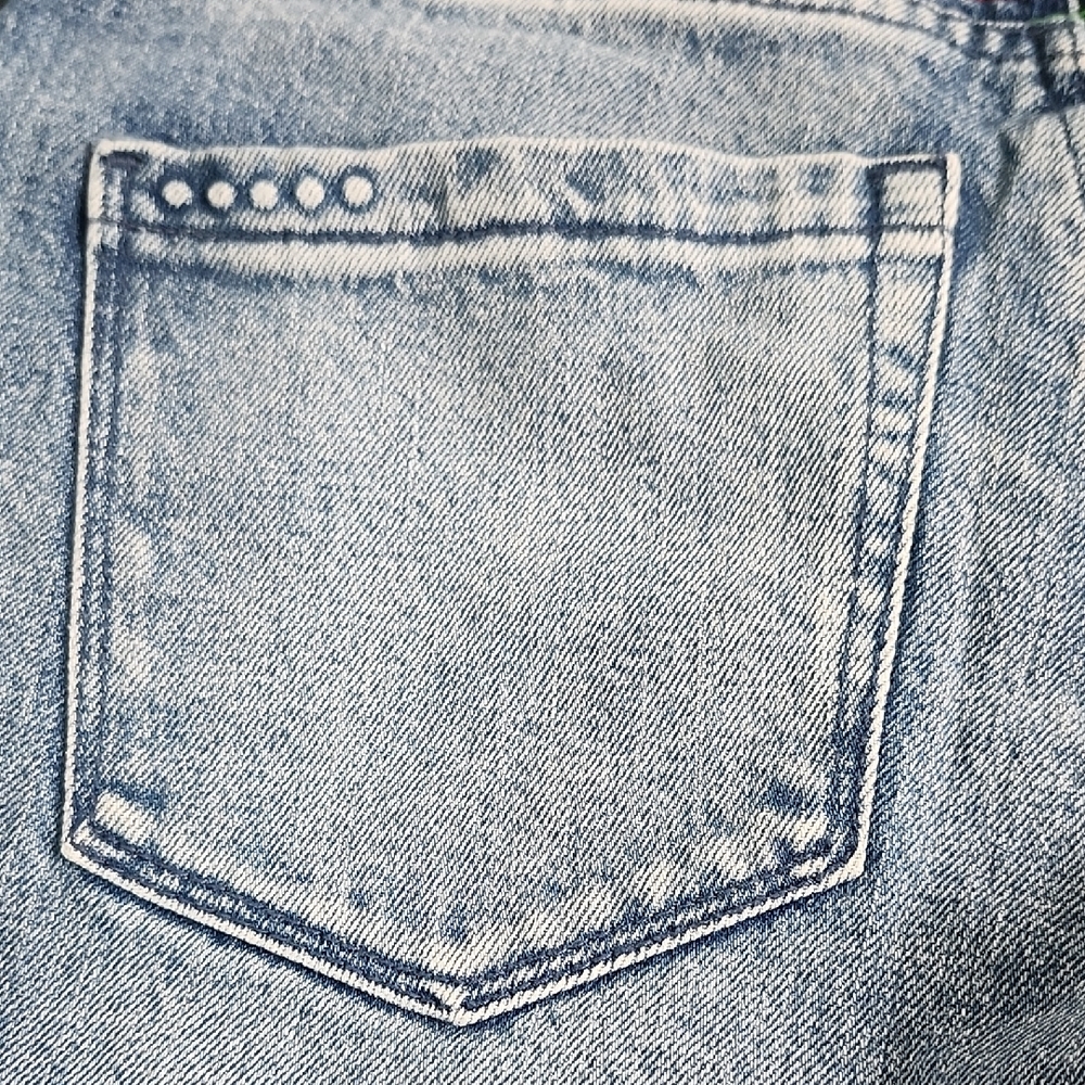 Blank NYC Button Fly Flare Rainbow Embroider Jeans - Picture 11 of 16